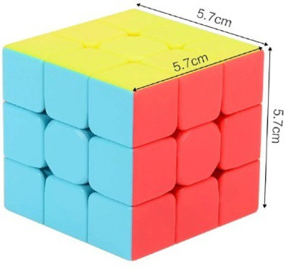 Swikaar Speed Cube 3x3x3 High Speed Stickerless Magic Cube PC7(1 Pieces)