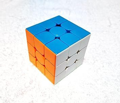 ASenterprises HighSpeed 3x3 Magic Cube Puzzle Game for Kids & Adults Magic Stress Brain(1 Pieces)