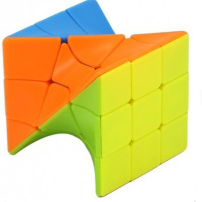 HornFlow Drift Twisty 3x3 Stickerless Magic Cube 45623(1 Pieces)