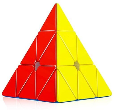 Thinkoo Professional Triangle Pyraminx Speed Cube with Tension Adjustment,(1 Pieces)