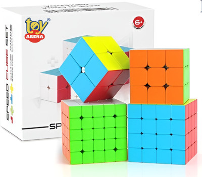 Toy Arena Cube Combo of 2x2 3x3 4x4 & 5x5(4 Pieces)