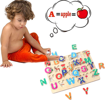 GAMLOID Educational Alphabets Enhances Memorisation Learning Through Play Kids Toy(27 Pieces)