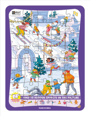 ABYZ Hidden Objects Winter Fun(4 Pieces)