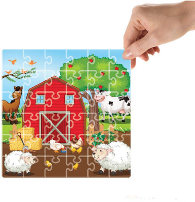 Mittimate Farm House Jigsaw Puzzle for Kids Age 4-6 I 36 Pieces Puzzle Toy I Birthday Gift(36 Pieces)