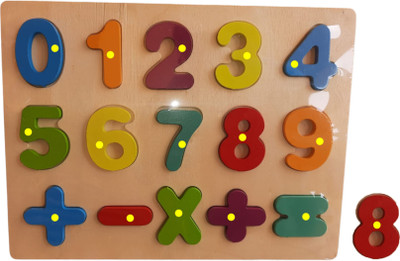 HIGHSEAS Learning Educational 0to9 Counting Math Montessori Toys With Mathematical Signs(1 Pieces)