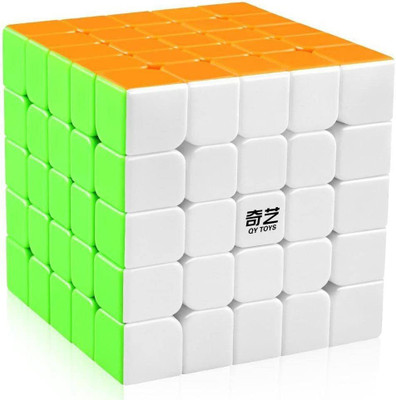 U.R.M. Enterprises Speed Cube 5x5x5 HIGH STAYBILITY STICKER LESS SMOOTH SWING FOR FASTER MOVEMENT(1 Pieces)