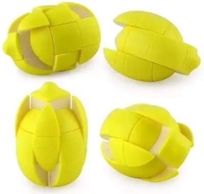 HornFlow Lemon Shaped Magic Speed Cube, Stress Relief Toys for Adults & Children(1 Pieces)