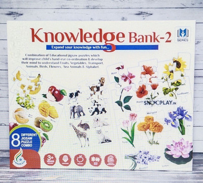 zokato Knowledge Bank -2 Jigsaw Puzzle - Multicolour(8 Pieces)