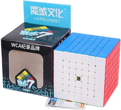 TOYRENTTO MoYu AoFu 7x7 Speed Cube – Stickerless Smooth Turning Professional Puzzle Toy(1 Pieces)