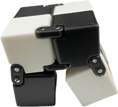 Shivsoft Infinity Fidget Cube for Stress Relief Black and White -8758783(1 Pieces)