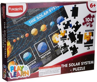 FUNSKOOL Play & Learn Solar System Educational Puzzle,for 6 Year Old Kids and Above(104 Pieces)