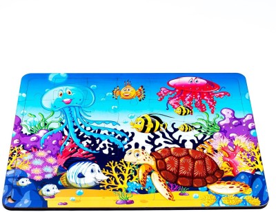 Craftick Under Sea World Brain Teaser Puzzle for Kids(35 Pieces)