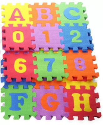 MGT CREATION Mats Eva Alphabet Pack of 1(36 Pieces)