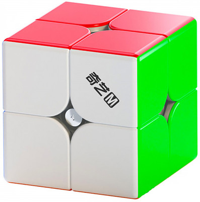 Cuberkart QiYi M PRO 2x2x2 Speed Cube Magnetic Stickerless Magic Puzzle, 2024 Edition(1 Pieces)