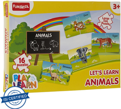 FUNSKOOL Play & Learn ANIMALS PUZZLE - 2013(16 Pieces)