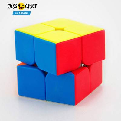 Miss & Chief 2x2 High-Speed Magic Rubik Cube for Kids & Adults, Puzzle Cube, Magic/Rubik Cube