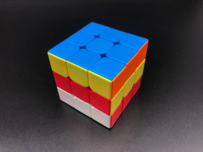 shiv heer Cubes 3X3 High Speed Sticker Less Magic Puzzle Cube Game Toy(1 Pieces)