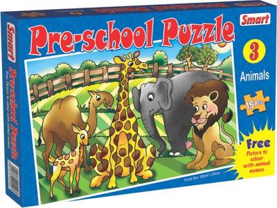 SMART Pre - School Puzzle - 3(15 Pieces)