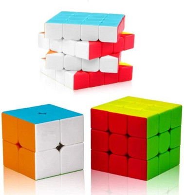 bhauvik 4x4 high Speed P Cube 3 Pieces(3 Pieces)