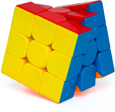 SavanShree 3x3 Magic Cube Puzzle Toy – High-Speed Smooth Turning, Colorful Stickerless(1 Pieces)