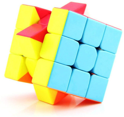 Tirth 3*3 CUBE 3x3 Stickerless Speedcube Highspeed Magic Cube Puzzle(1 Pieces)