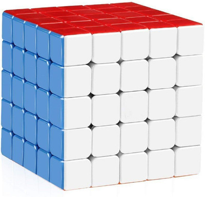 Aseenaa High Speed, Stickerless & Smooth 5X5 Magnetic Puzzle Cube(1 Pieces)