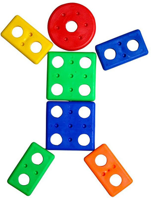 BHVMEY Geometrics Shape Educational & Learning Toy Sorter Stacking Block Game for Kids(Multicolor)