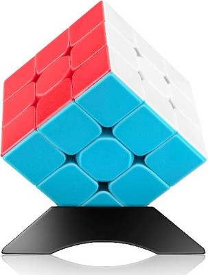 YAYKID 3X3 Speed Cube High Staybility Sticker Less Smooth Swing Faster Movement(1 Pieces)