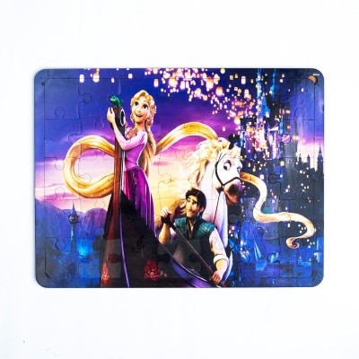 Craftick Frank Disney Princess Tangled Memory Building Puzzle for Kids(35 Pieces)