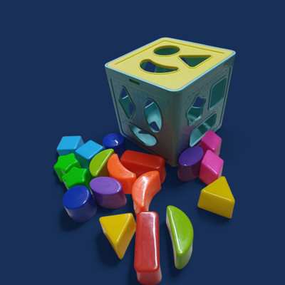 Dorytoys New_Fun Shape Matching Puzzle Cube(1 Pieces)