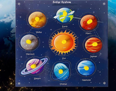 BUY SURETY Wooden Universe Space Planet Puzzles Solar System Planets Science Learning Toy(1 Pieces)