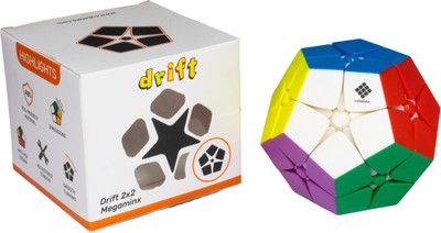 Cubelelo Drift Megaminx 2x2 Stickerless Speed Cube(1 Pieces)
