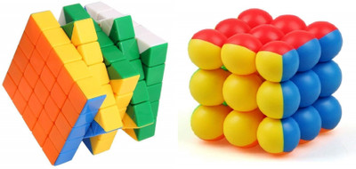 VINMOT d 3x3x3 Round Bubble Magic Cube 2 Pieces(2 Pieces)