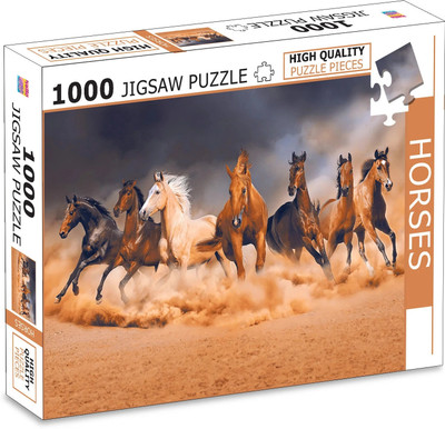 HELLO FRIEND 1000 Pcs Jigsaw Puzzle Horses(1 Pieces)