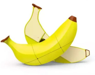 Intelligent Fruit Shape Stickerless Banana Speed Cube(1 Pieces)