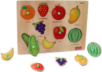 GAMLOID Learning Wooden Puzzle Board Game Educational Development Toys(1 Pieces)