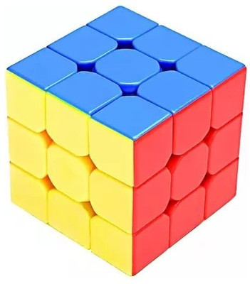 RutuFF High Speed Cube 3x3x3 Stickerless Puzzle(1 Pieces)