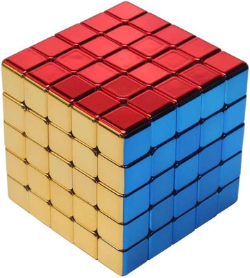 Cuberkart Sengso Legend 5x5 Metallic Speed Cube 5x5x5 Mirror Reflective Magic Puzzle(1 Pieces)