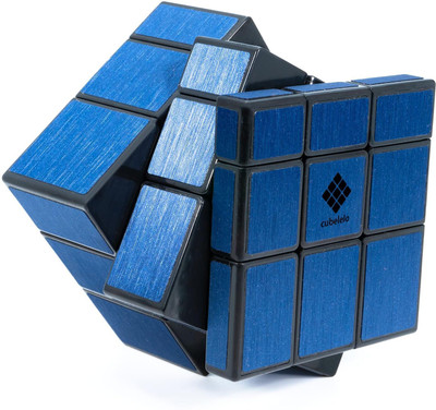 Cubelelo Drift Blue Mirror Cube Speedcube Highspeed Magic Cube Puzzle(1 Pieces)