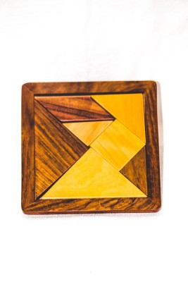 MK Handicrafts Handmade Telegram Wooden Board Game(64 Pieces)