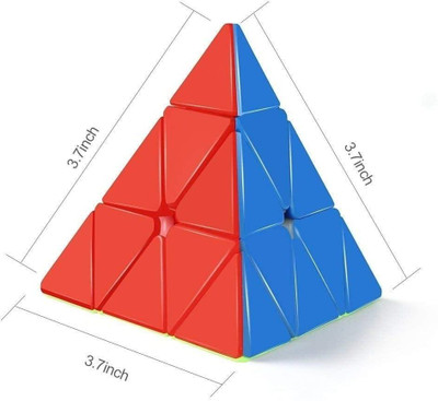 vworld Pyraminx Pyramid 3X3X3 Triangle Cube(1 Pieces)