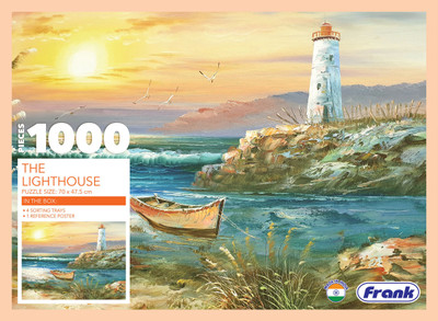 Frank The Lighthouse Jigsaw Puzzle for Adults and for Kids Age 14+(1000 Pieces)