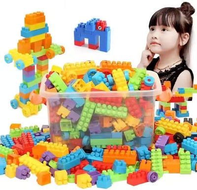 ARIZON Top DevelopBuild: DIY Plastic Building Blocks Toys for Kids,100+ Pieces, Ages 3+(100 Pieces)
