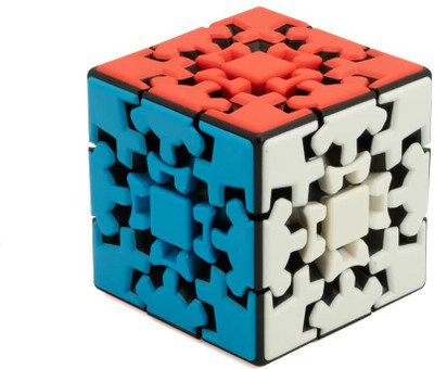 Bafli Gear 3x3 Stickerless Cube Speed Magic Toy(1 Pieces)