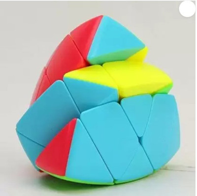 Intelligent Super Smooth Sticker less Pyramid Speed Triangle Cube(1 Pieces)