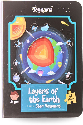 Toynama Layers of the Earth Jigsaw Puzzles - 49 Pcs Puzzle with Learning App(1 Pieces)