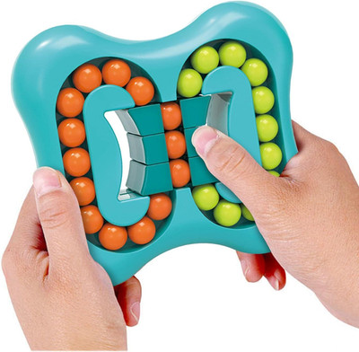 CravingKart Magic Bean Finger Tip Rotating Ball Spinner Puzzle Stress Relief Toy for Kids(1 Pieces)