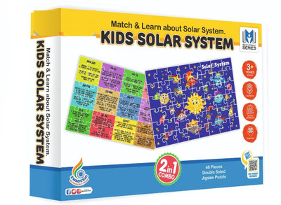 zokato Match and Learn Kids Solar System Jigsaw Puzzle- 48 Pieces(48 Pieces)