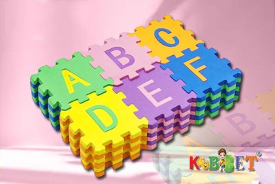 KOBBET Educational Alphabet ABC Non-Toxic Floor Puzzle Interlocking Play Mat for Kids(1 Pieces)