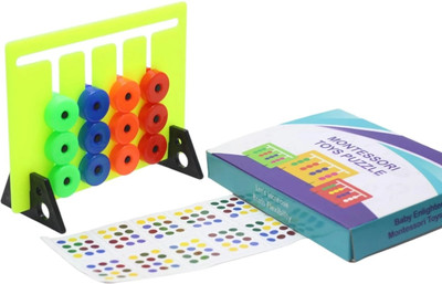 EBBSTONE Slide N Learn Puzzle|Pattern Matching Puzzle|Pre SchoolPuzzle Game(1 Pieces)